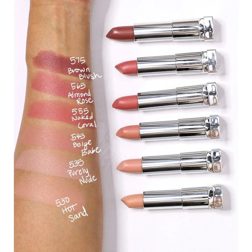 Maybelline Color Sensational Matte Lipstick 530 HOT SAND lot of 2